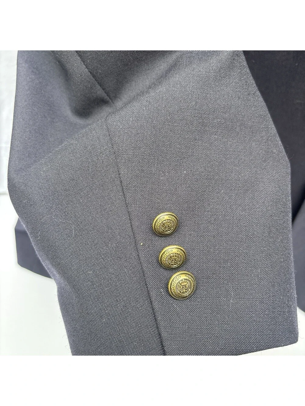 Saddlebred Men's 54L Black Wool Blend Blazer